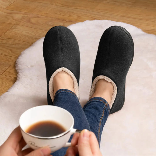 Chausson orthopédique femme d’hiver doublé chaud
