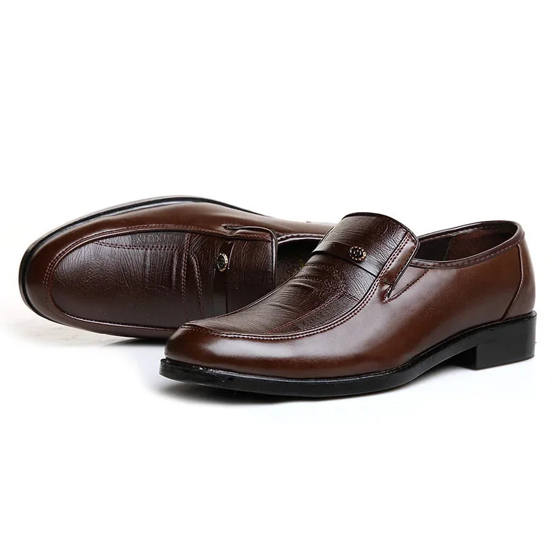 Mocassin orthopédique homme bout carré élégant