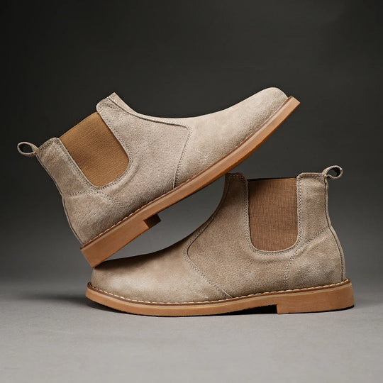 Botte orthopédique homme à enfiler élégante