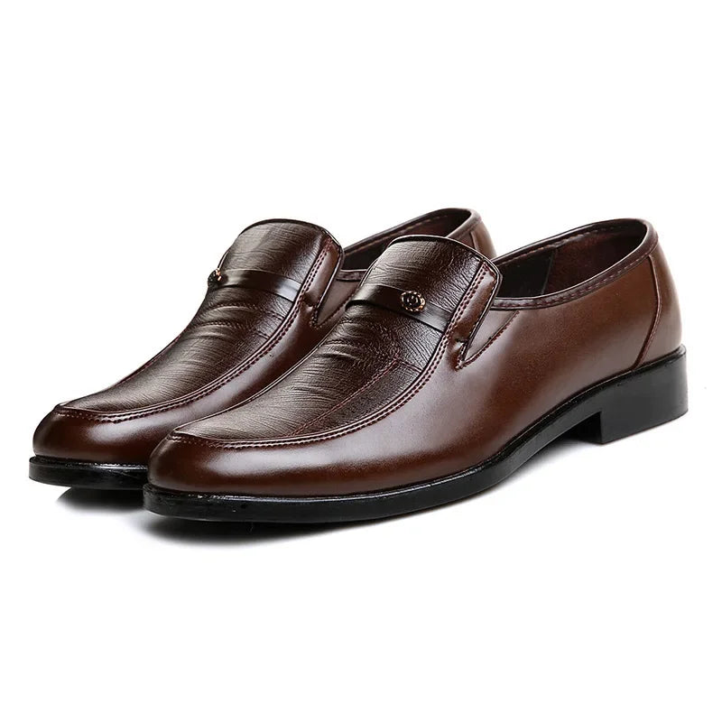 Mocassin orthopédique homme bout carré élégant
