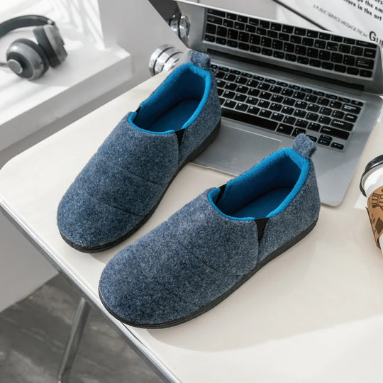 Chausson orthopédique homme intérieur doux en laine