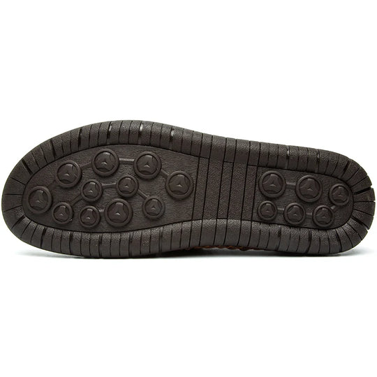 Mocassin orthopédique homme souple et marche confort