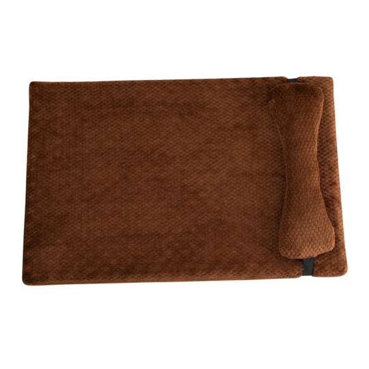 Tapis orthopédique chien apaisant avec coussin intégré