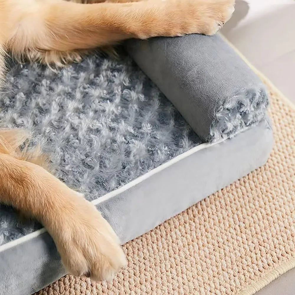 Tapis orthopédique chien luxe à mémoire de forme