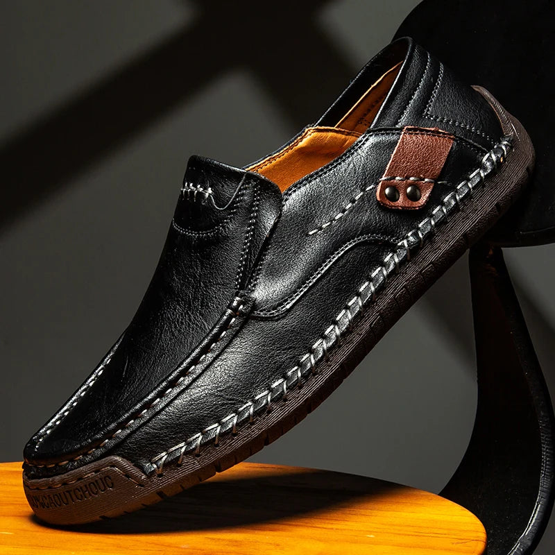 Mocassin orthopédique homme souple et marche confort