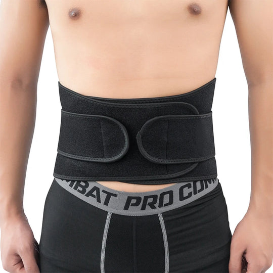 Corset orthopédique lombaire sport ajustable à double sangle