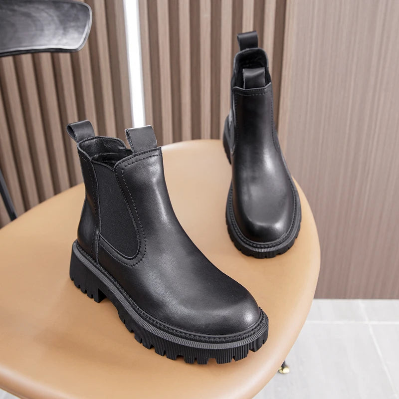 Botte orthopédique femme semelle crantée