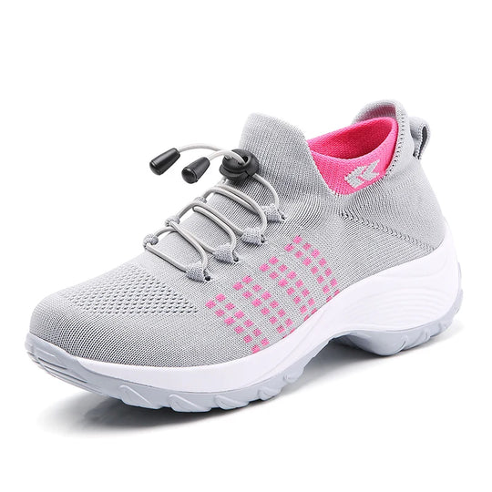 Basket orthopédique femme sport à lacets