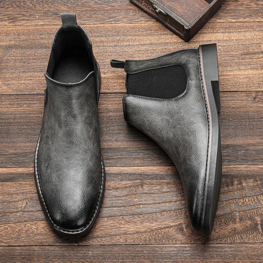 Botte orthopédique homme style vieilli moderne