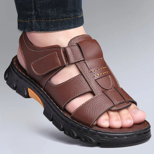 Sandale orthopédique homme confort enveloppant