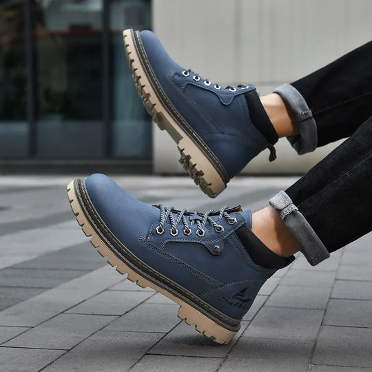 Botte orthopédique homme à semelle renforcée