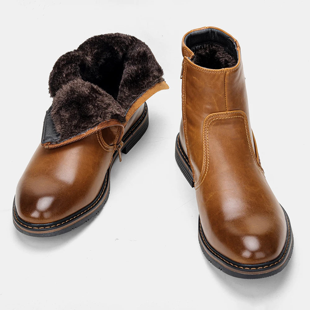 Botte orthopédique homme style vintage