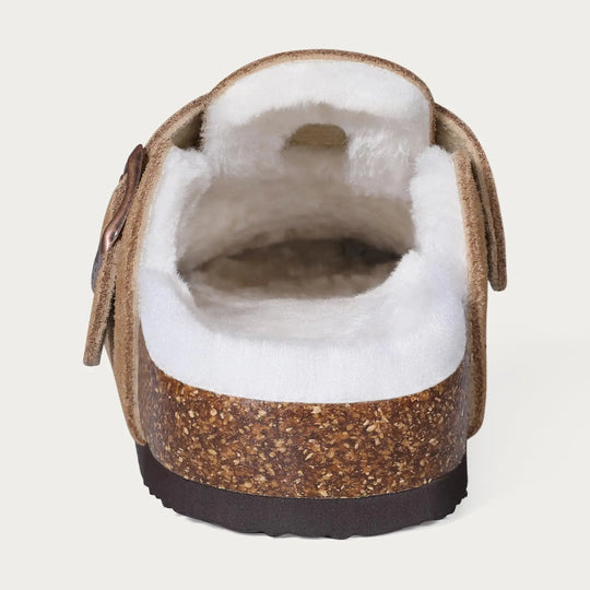 Chausson orthopédique femme à bride réglable