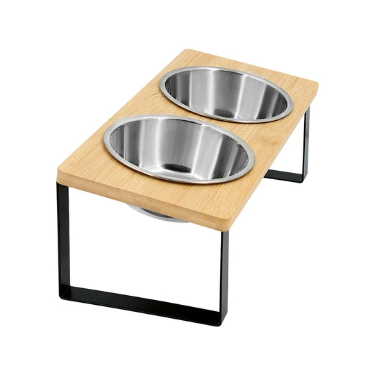 Gamelle orthopédique chat sur support incliné 15°