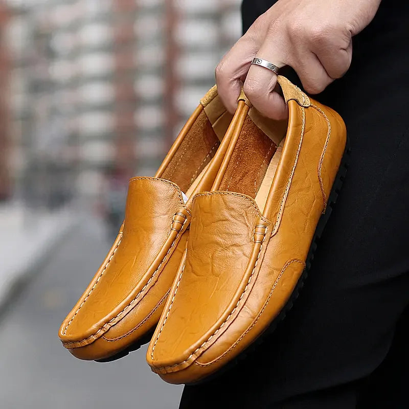 Mocassin orthopédique homme style habillé moderne