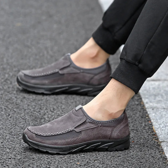 Mocassin orthopédique homme semelle ergonomique