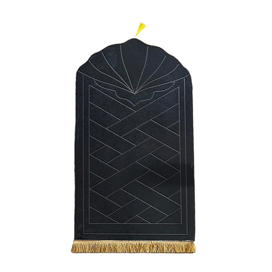 Tapis de prières orthopédique mousse soutien des genoux noir