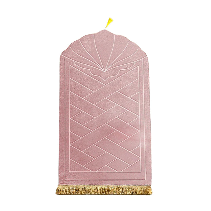 Tapis de prières orthopédique mousse soutien des genoux rose