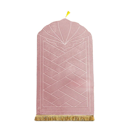 Tapis de prières orthopédique mousse soutien des genoux rose