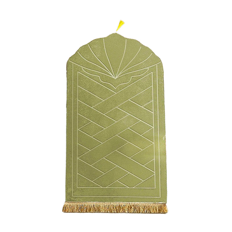 Tapis de prières orthopédique mousse soutien des genoux vert