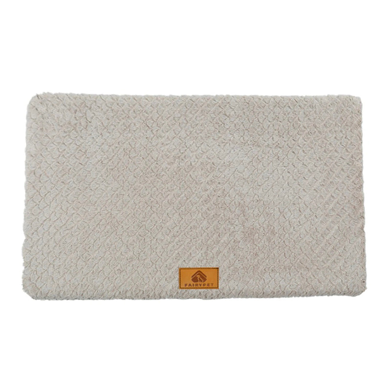 Tapis orthopédique chien déhoussable et lavable gris