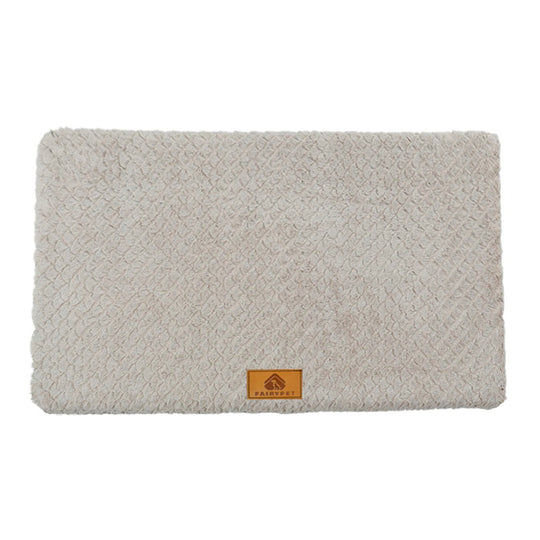 Tapis orthopédique chien déhoussable et lavable gris