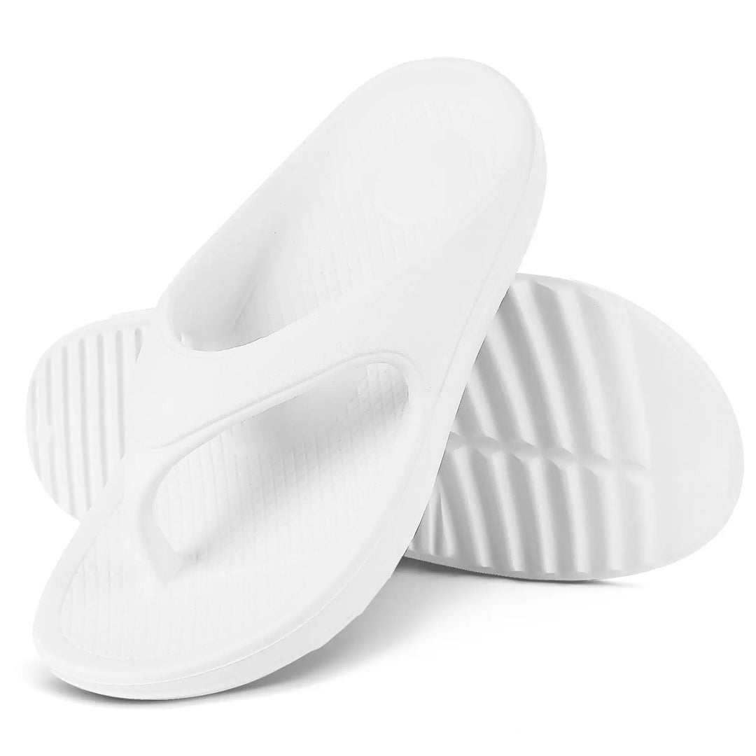 Tong orthopédique femme ultra légère blanc