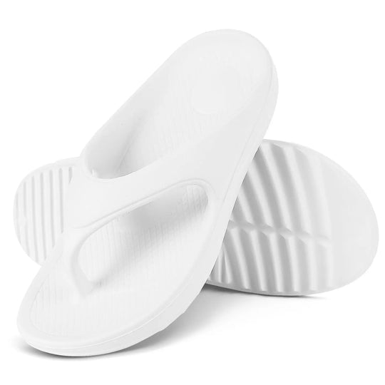 Tong orthopédique femme ultra légère blanc