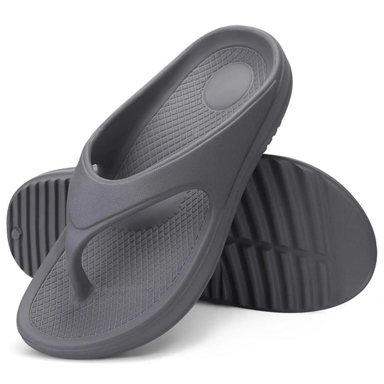 Tong orthopédique femme ultra légère gris