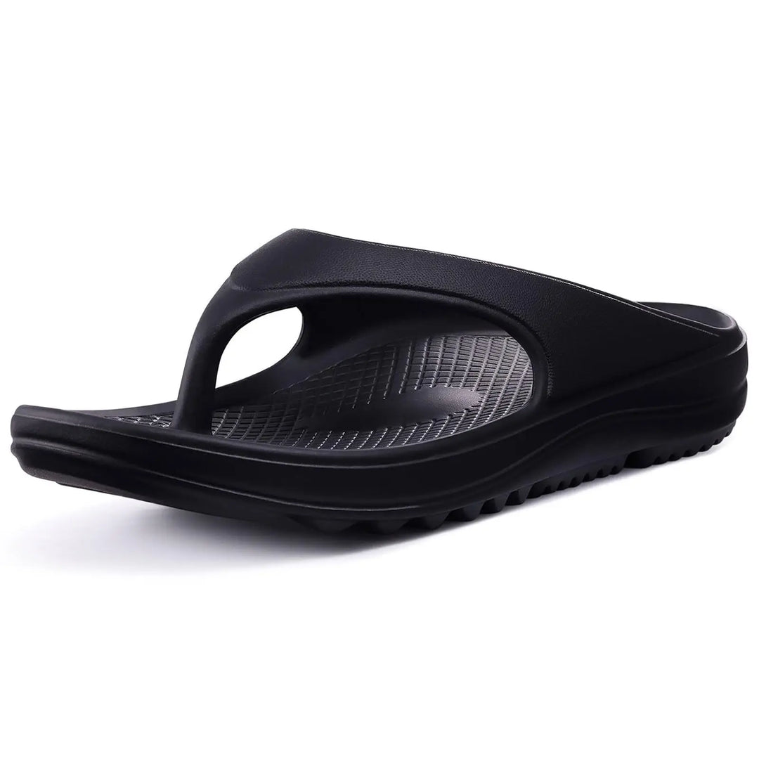 Tong orthopédique femme ultra légère noir