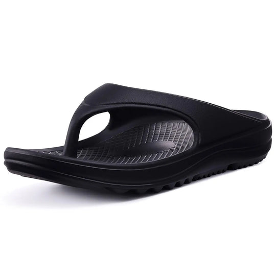 Tong orthopédique femme ultra légère noir