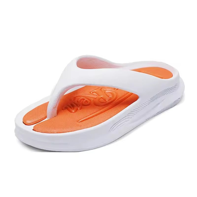 Tong orthopédique homme confort quotidien blanc