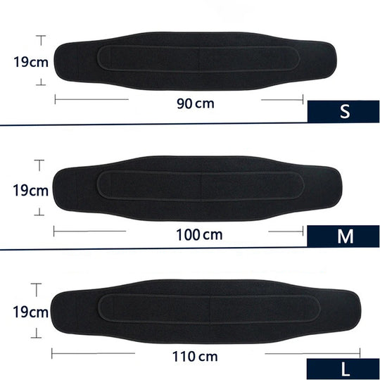 Corset orthopédique lombaire sport ajustable à double sangle