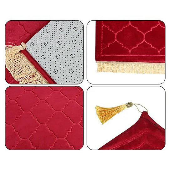 Tapis de prière orthopédique de voyage antidérapant et pliable