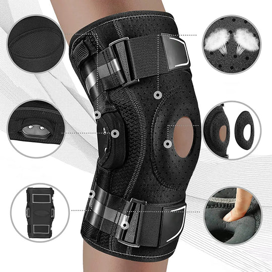 Prothèse orthopédique genou avec renfort articulé