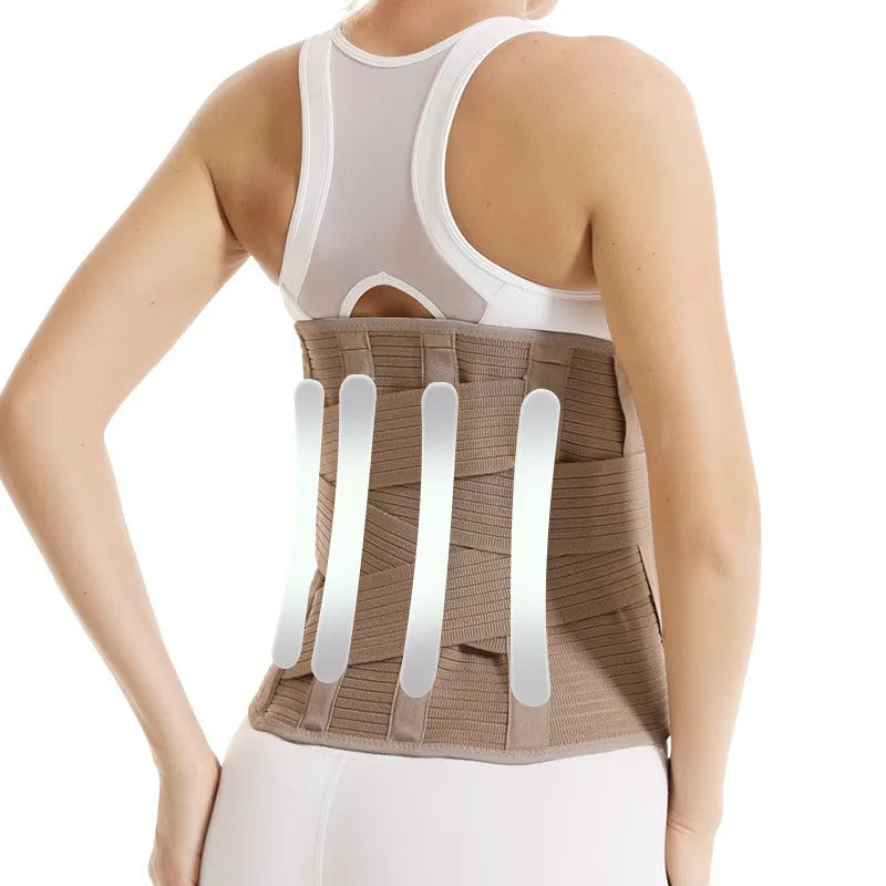 Corset orthopédique lombaire maintien renforcé avec sangles latérales