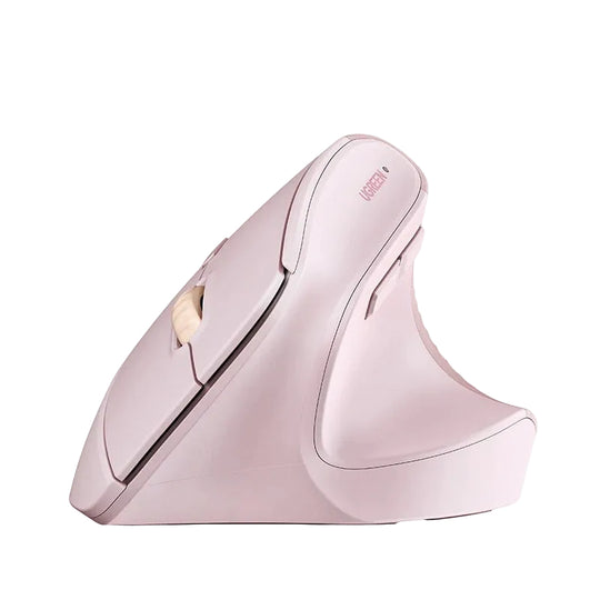 Souris orthopédique sans fil ergonomique Bluetooth rose