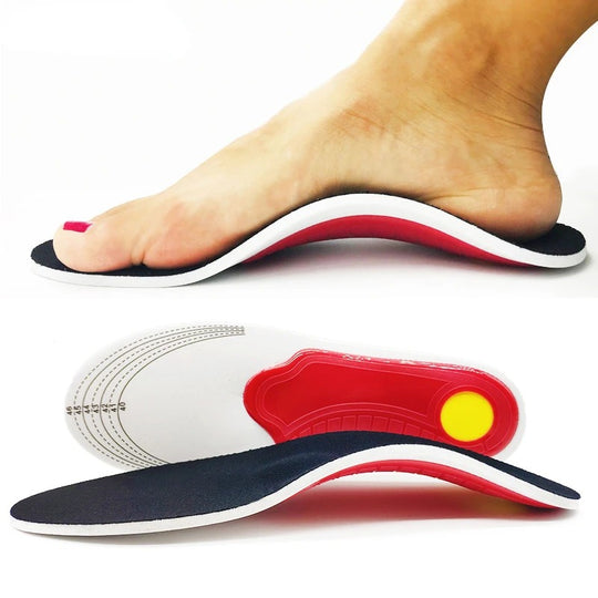 Semelle orthopédique pied plat légère et fine