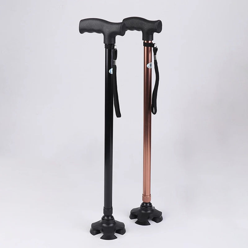 Canne orthopédique multifonction antidérapante avec base stable