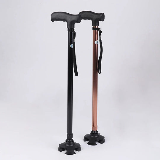 Canne orthopédique multifonction antidérapante avec base stable