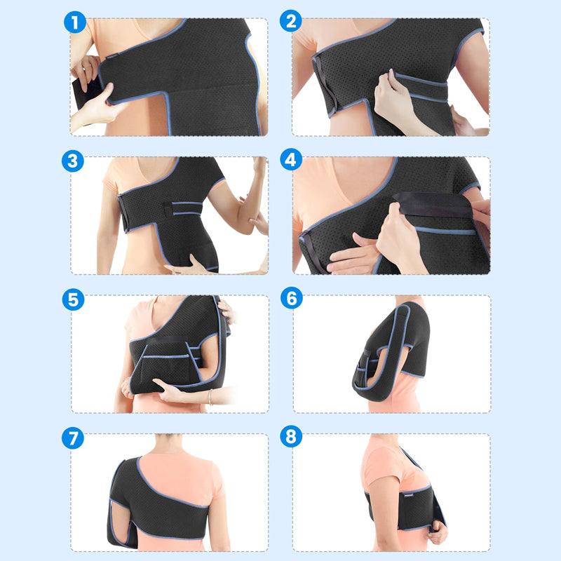 Prothèse orthopédique épaule soutien ajustable