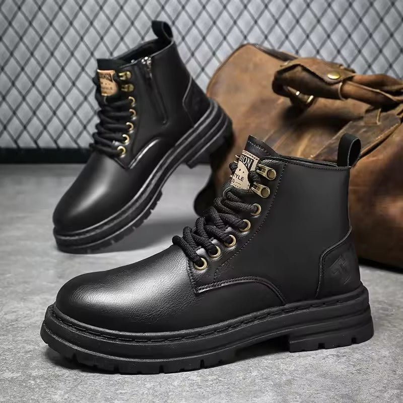 Botte orthopédique homme imperméable et résistante