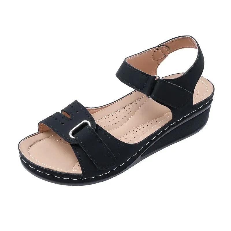 Sandale orthopédique femme à scratch ergonomique