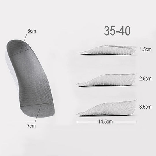 Talonnette orthopédique légère pour rehaussement
