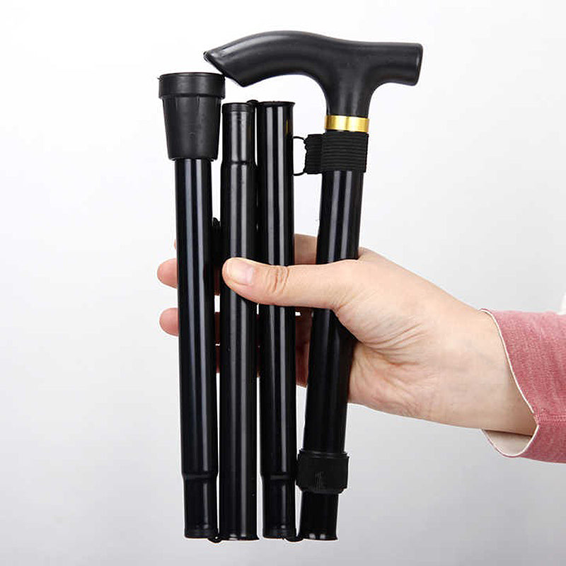 Canne orthopédique réglable et pliable avec dragonne